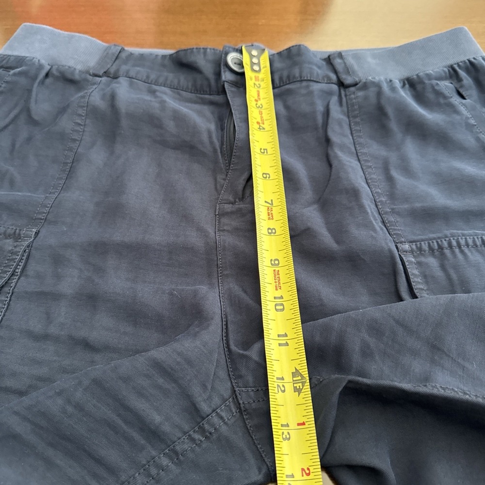 Soft Surroundings Cargo Shorts Elastic Waist Navy Blue Women's Size XL - Picture 5 of 9